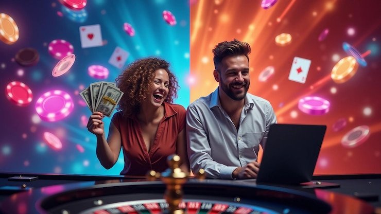 Live Super Sic Bo dealer rolling dice in professional studio with multiple camera angles